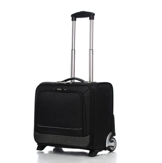 Un trolley ordinateur en toile oxford au format mallette