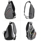 Sac bandoulière ordinateur avec port USB, tablette jusqu'à 13 pouces