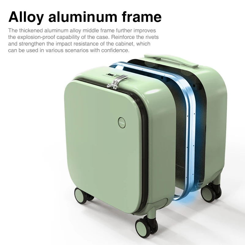 Trolley ordinateur à coque polycarbonate et cadre aluminium, 41 L
