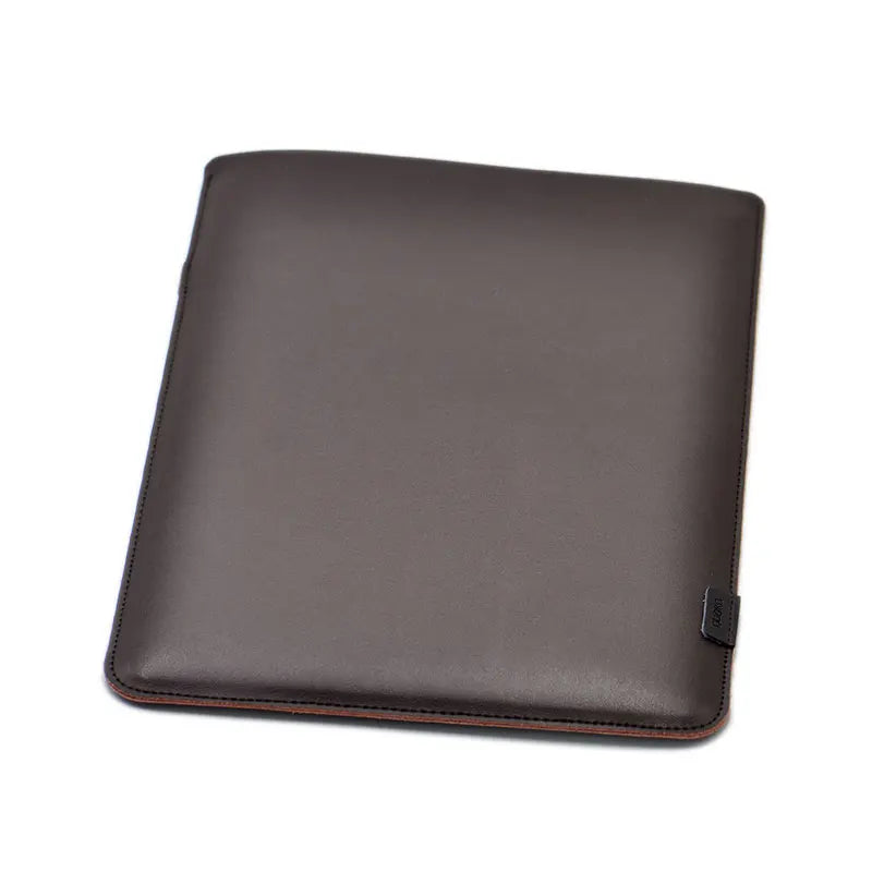 Housse ordinateur fine en simili cuir microfibre, 12 à 16 pouces