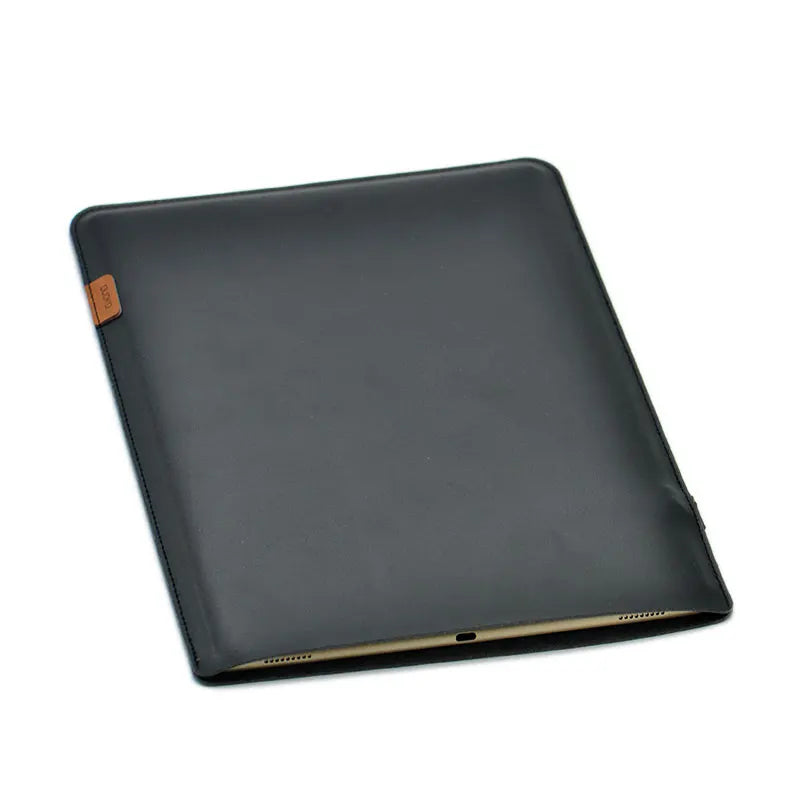 Housse ordinateur fine en simili cuir microfibre, 12 à 16 pouces