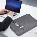 Pochette ordinateur à poignée et mousse 5 mm, de 13,3 à 16 pouces
