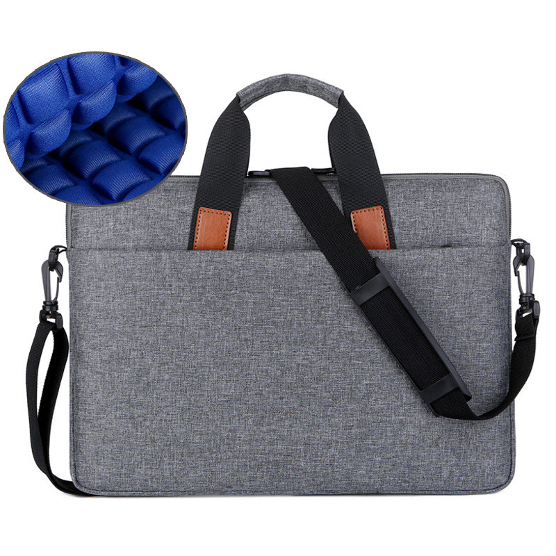 Pochette ordinateur fine à bandoulière, trois doublures au choix