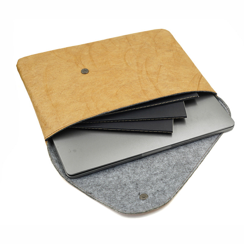 Housse ordinateur enveloppe en fibre de papier, 13 à 16 pouces