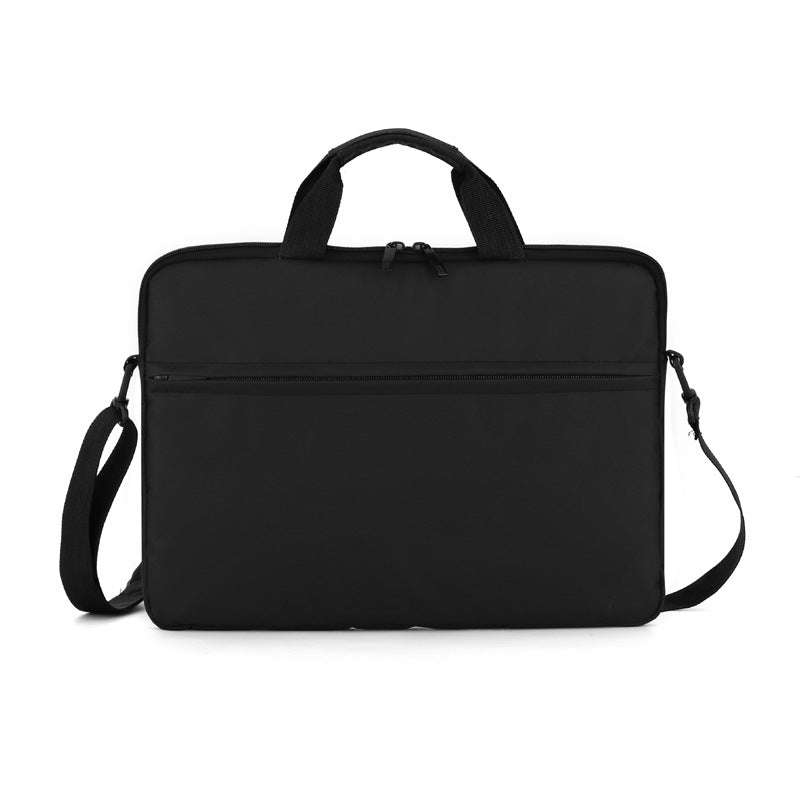 Une pochette ordinateur fine en polyester chiné doublé