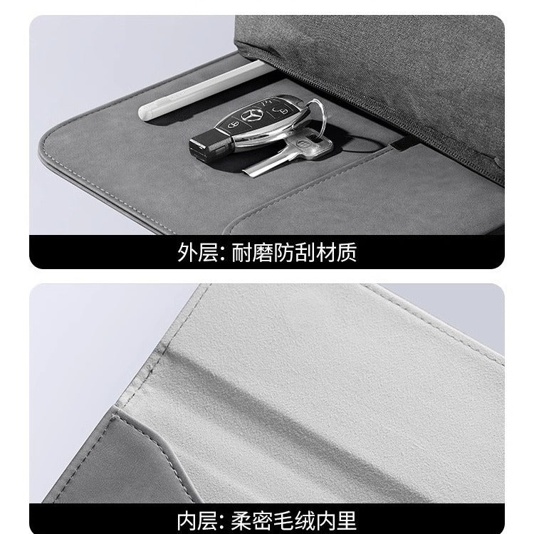 Pochette ordinateur sobre pour le bureau ou la fac