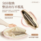 Pochette ordinateur femme matelassée 15,6 pouces, anses gonflées