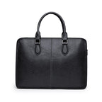 Sacoche ordinateur cuir homme 14 pouces en croûte de vache