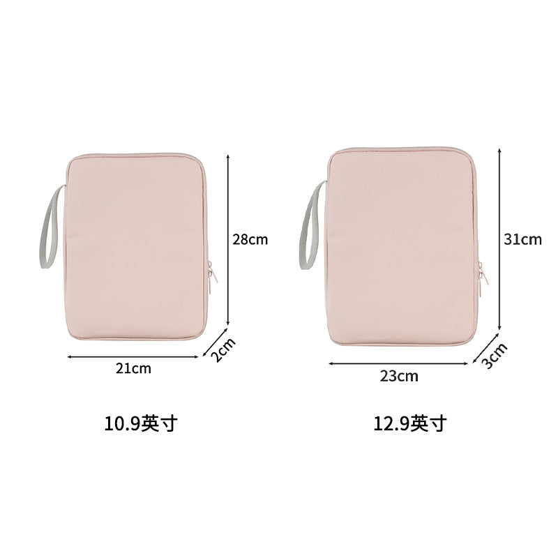 Pochette ordinateur compartiment plate, 10,9 ou 12,9 pouces, dragonne