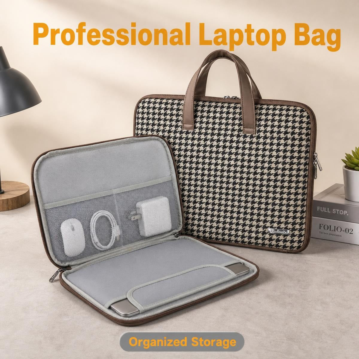 En rendez-vous client, l'ordinateur et ses accessoires à portée