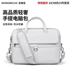 Sacoche ordinateur simili cuir 15,6 pouces avec passant trolley