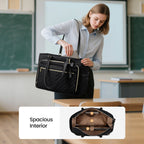 Sac ordinateur femme avec compartiment repas isotherme, 10 poches