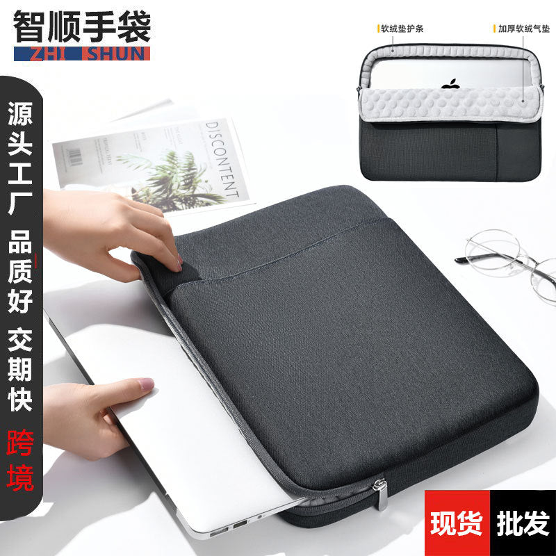 Pochette ordinateur en toile oxford, poche avant, 12 à 18,2 pouces