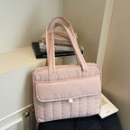 Sac ordinateur femme matelassé 14 pouces, cabas en nylon