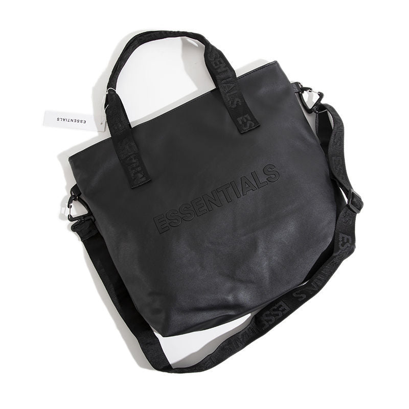 4001 # Modelo atualizado preto [alça de ombro impressa] / 43*43*8