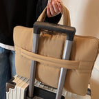 Housse ordinateur 14 pouces matelassée à poignées et passant trolley