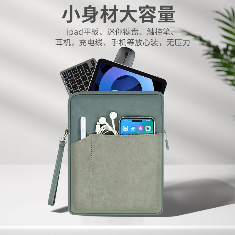 Pochette ordinateur et tablette effet daim à dragonne, 8 à 14 pouces