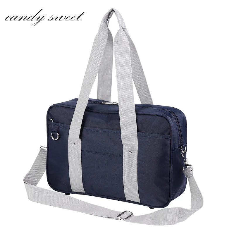 Sac bandoulière ordinateur 15,6 pouces, sac de cours en toile oxford