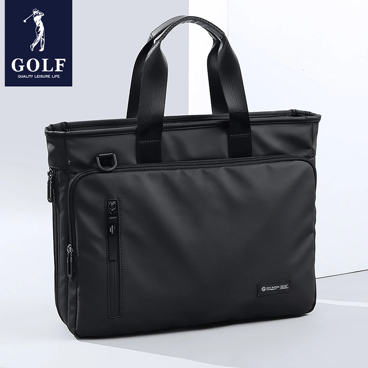 Sacoche ordinateur homme 15,6 pouces, oxford et passant trolley