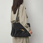 Sac à dos ordinateur femme convertible en simili cuir noir