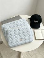 Pochette ordinateur femme matelassée à motifs, 11 à 16 pouces
