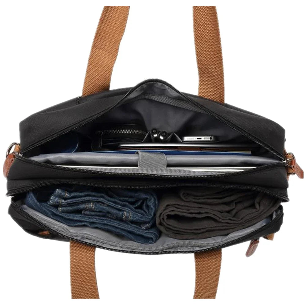 Sacoche ordinateur convertible en sac à dos, 15,6 ou 17,3 pouces