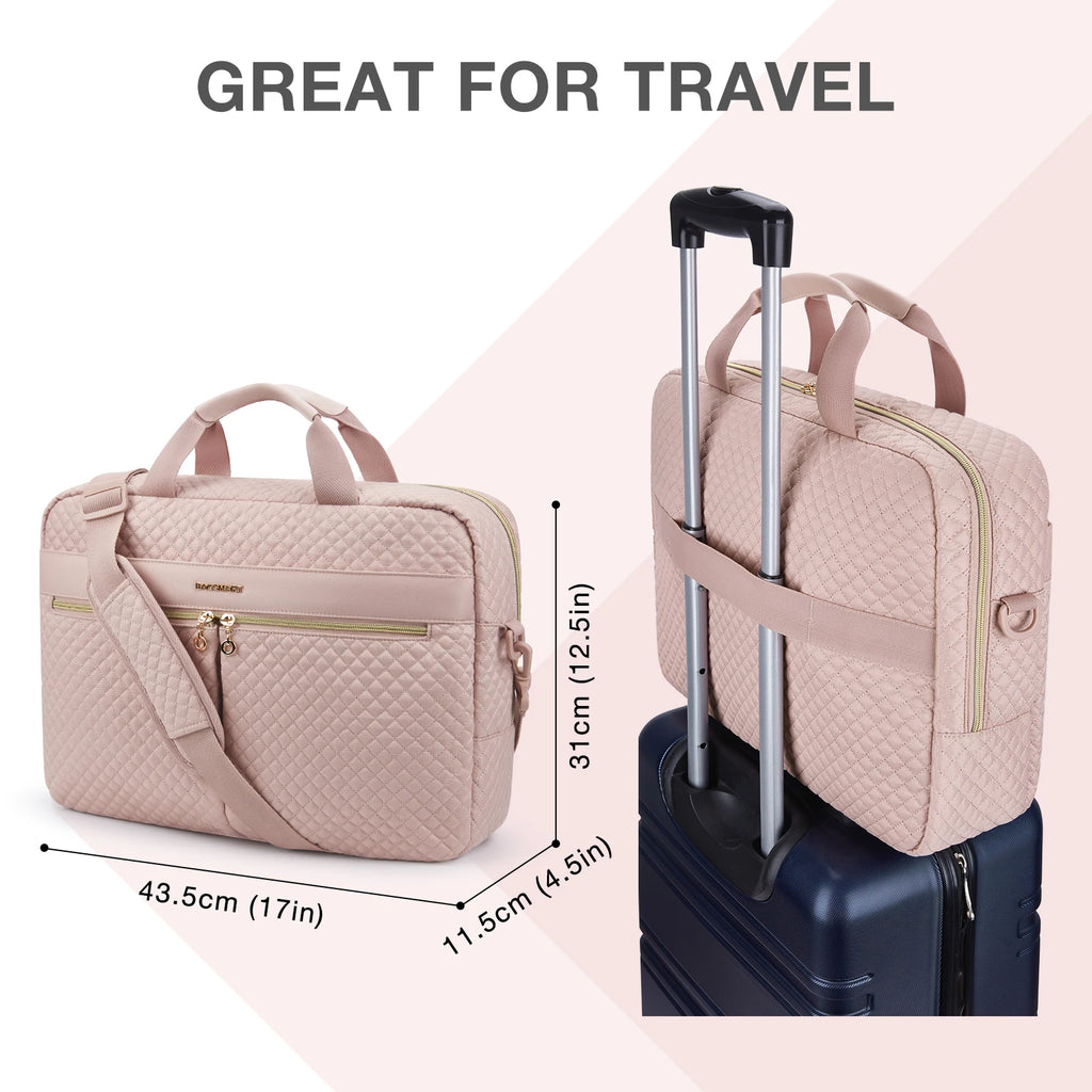 Sacoche ordinateur 17,3 pouces matelassée avec passant valise
