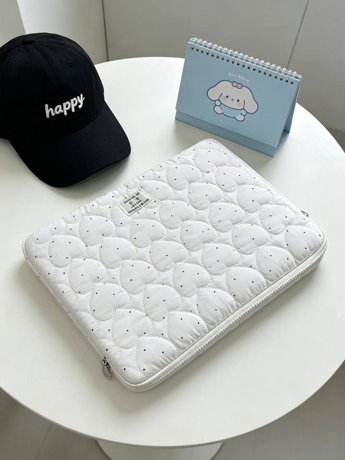 Pochette ordinateur femme matelassée à motifs, 11 à 16 pouces