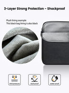 Pochette ordinateur grand format pour écran portable 24 pouces