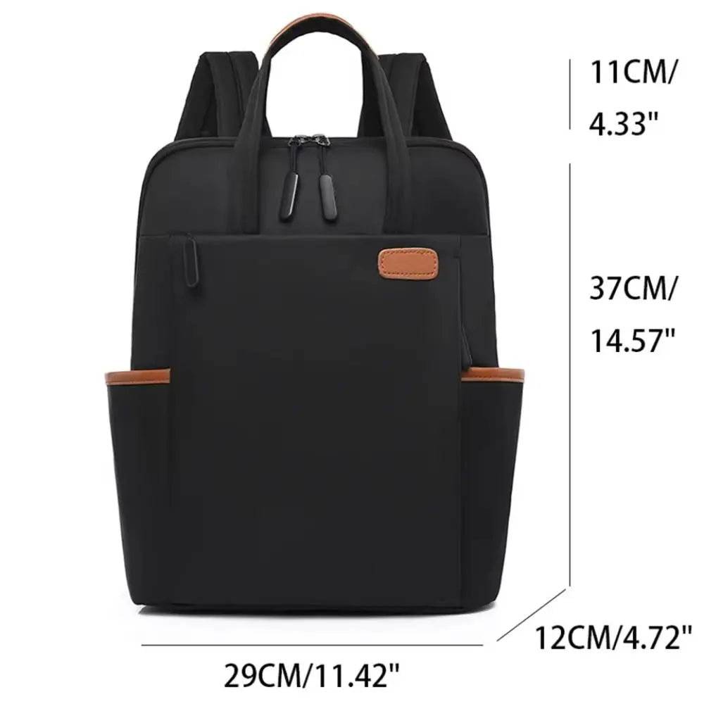 Sac à dos ordinateur 13,3 pouces en nylon, anses façon cabas