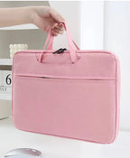 Pochette ordinateur nylon à anses, ouverture à plat, 12 à 15,6 pouces