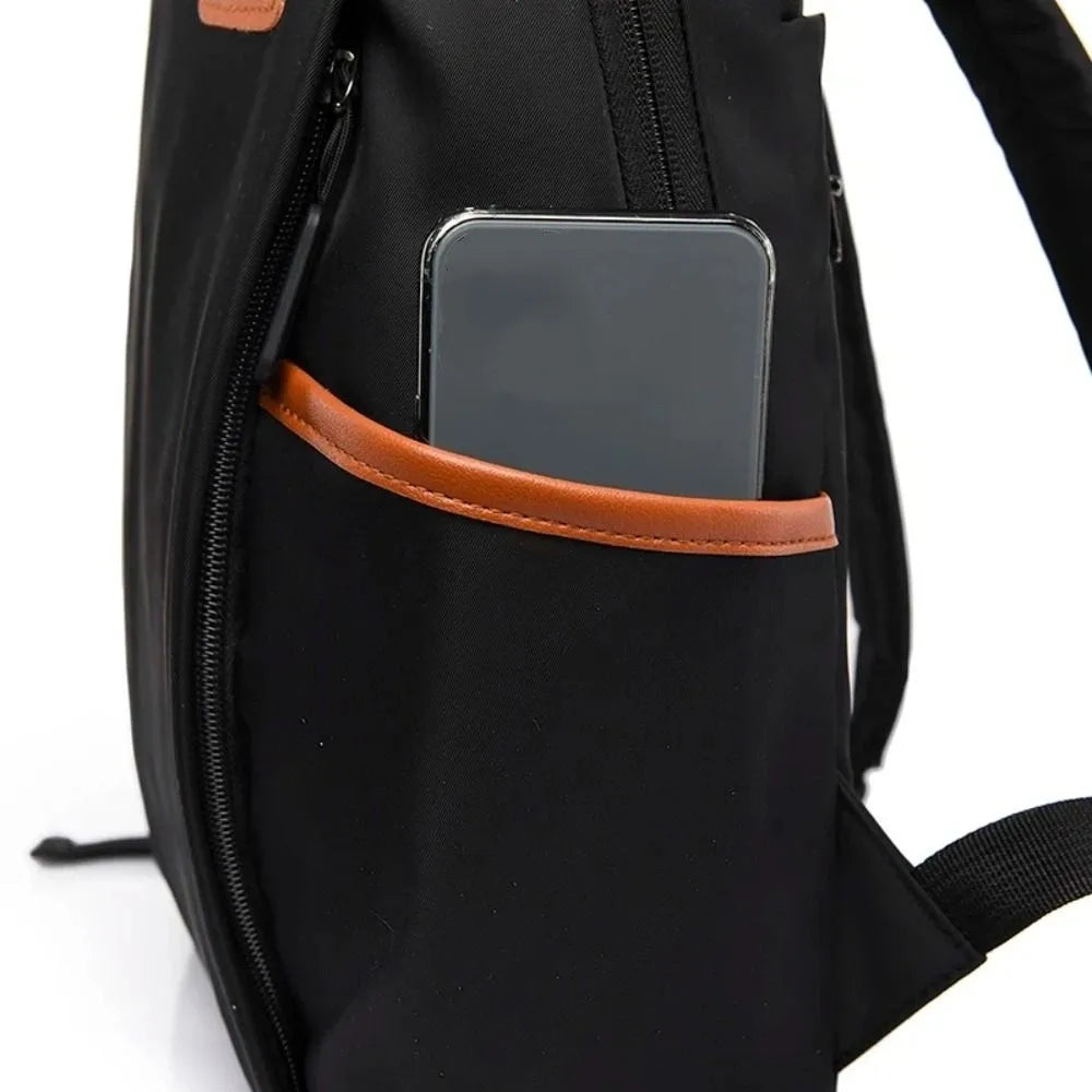 Sac à dos ordinateur 13,3 pouces en nylon, anses façon cabas