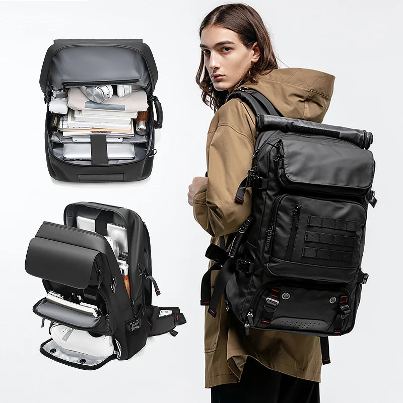 Sac à dos ordinateur homme convertible, compartiment chaussures