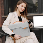 Pochette ordinateur à poignée rabattable, 13,3 ou 14 pouces