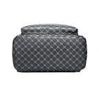 Sac à dos ordinateur 13 pouces en simili cuir à motif gris