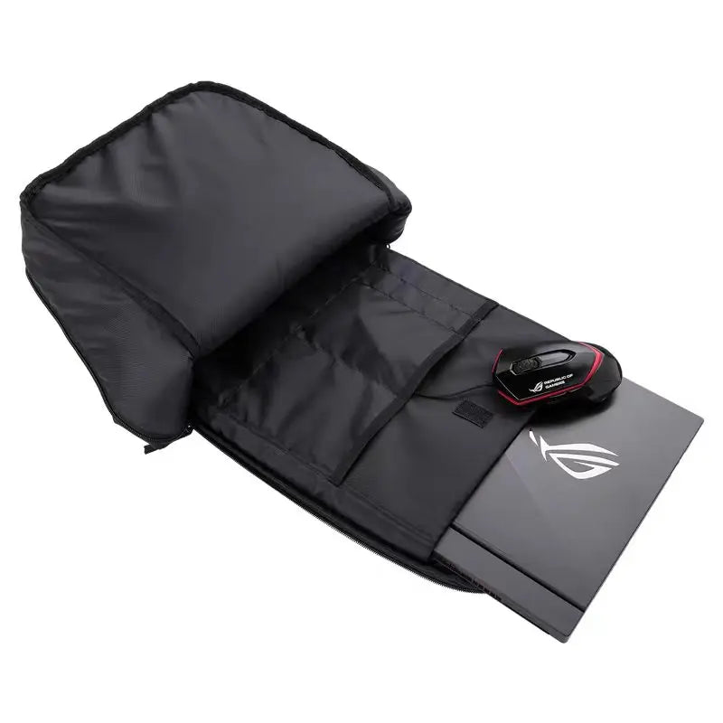 Sac à dos ordinateur 16 pouces noir, profil fin et dos matelassé