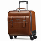 Trolley ordinateur simili cuir grain croco, 5 tailles de 40 à 60 cm