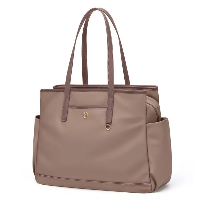 Sac ordinateur femme en nylon, cloison ordinateur 15,6 pouces