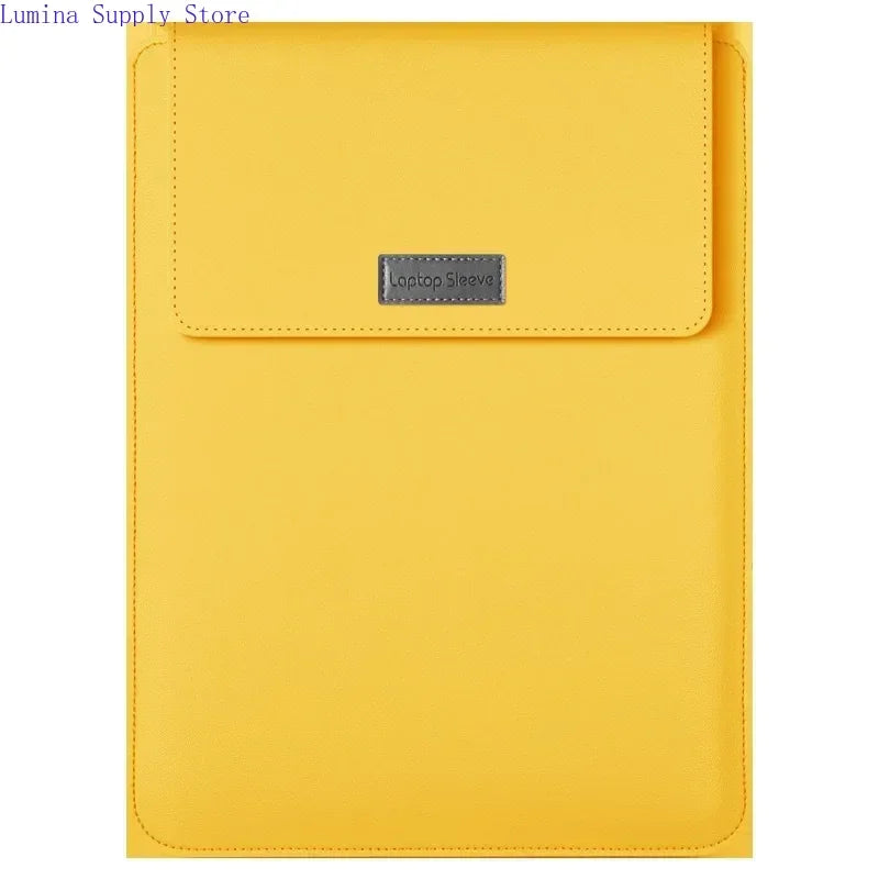 Pochette ordinateur à rabat en simili cuir et trousse, 11 à 16 pouces