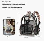 Sac à dos ordinateur femme transparent en TPU, tablette 12 pouces