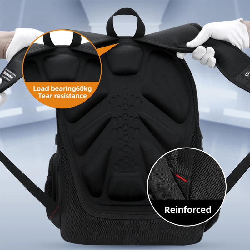 Sac à dos ordinateur antivol 17 pouces avec cadenas, dos ventilé