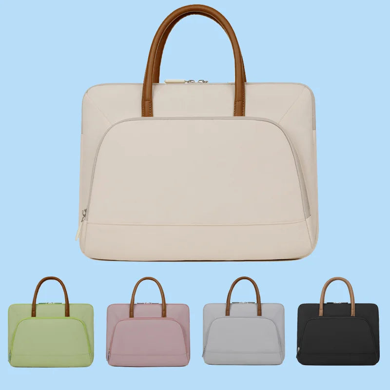 Pochette ordinateur à poignées, poche avant chargeur, 13 à 15 pouces