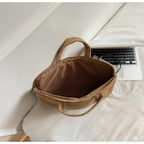 Pochette ordinateur 16 pouces matelassée, poignées et poche à rabat