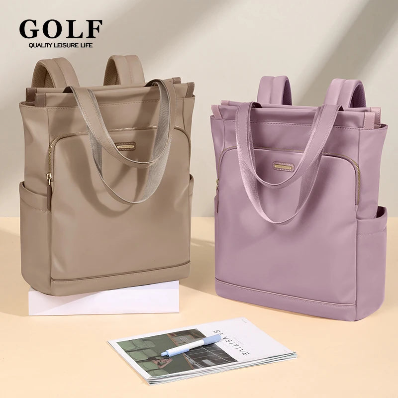 Sac ordinateur femme cabas convertible en sac à dos, 15,6 pouces