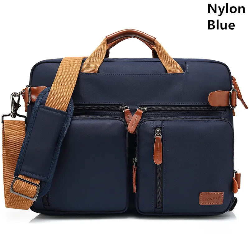 Sacoche ordinateur 15 ou 17 pouces en nylon, main, épaule ou dos