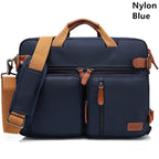 Sacoche ordinateur 15 ou 17 pouces en nylon, main, épaule ou dos