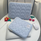 Pochette ordinateur femme matelassée nuage, de 11 à 16 pouces