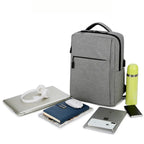 Sac à dos ordinateur homme 15,6 pouces en nylon, port USB latéral