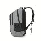 Sac à dos ordinateur 14 pouces multipoche en nylon, 4 coloris