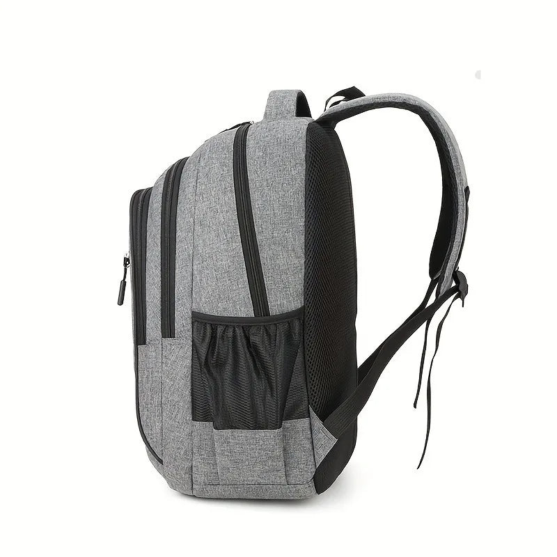 Sac à dos ordinateur 14 pouces multipoche en nylon, 4 coloris